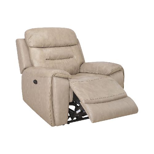 POLTRONA RECLINABLE - 1 CUERPO CUERO MEMPHIS BEIGE 242635001