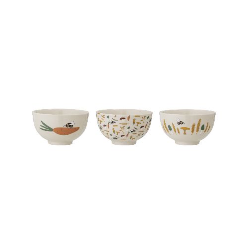 SET 3 BOWLS KIDS - GRES MULTICOLOR NATURALEZA 261266