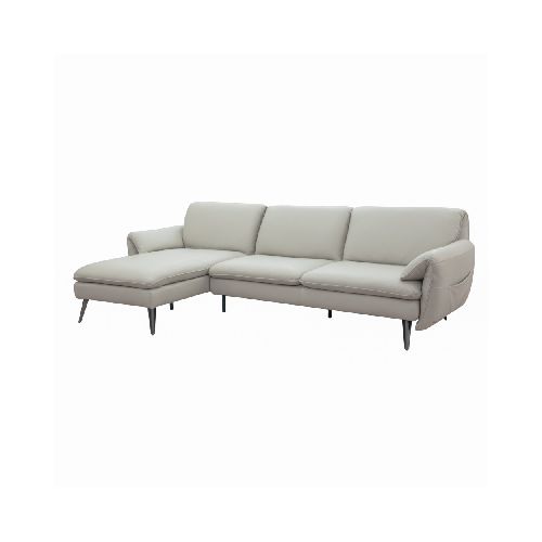 SOFÁ C/CHAISE - MÁS DE 4 CUERPOS CUERO-100-NATURAL MARRON SINGAPUR VISON 274764002