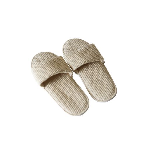 PANTUFLAS - ALGODON BLANCO WAFFLE 271286