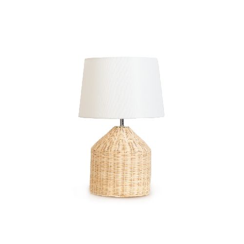 LÁMPARA DE MESA - RATTAN-Y-METAL NATURAL-BEIGE ISABEL 255151