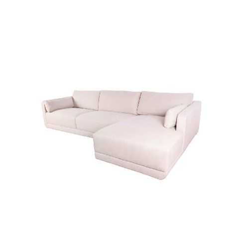 SOFÁ C/CHAISE - MÁS DE 4 CUERPOS TELA NATURAL-BEIGE POLY BEIGE 276612001