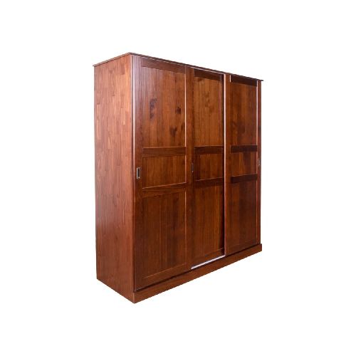 PLACARD CORREDIZO - 3 PUERTAS MADERA MARRON AGATA 277093001