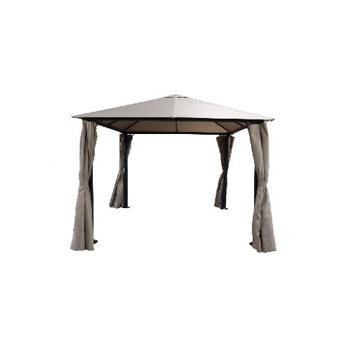 GAZEBO ALUM - ALUMINIO-Y-POLIESTER MARRON TRIUNFO 276696001