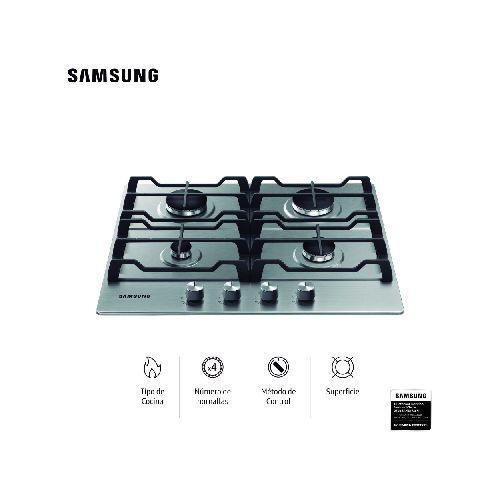 ANAFE SAMSUNG - GAS GRIS NA64H3010AS 252122