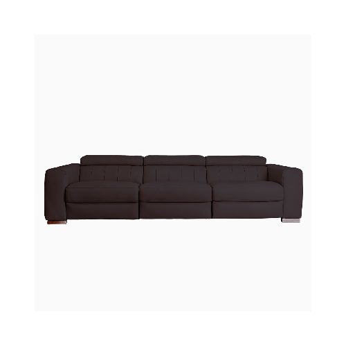 SILLÓN - 3 CUERPOS CUERO-100-NATURAL MARRON FORZA 241174021