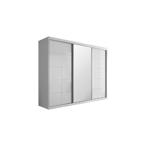 ROPERO PLACARD - 3 PUERTAS CORREDIZAS MDF BLANCO SOUTH 240140001