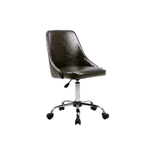 SILLA DE ESCRITORIO - SIMIL-CUERO NEGRO D-1001 242520003