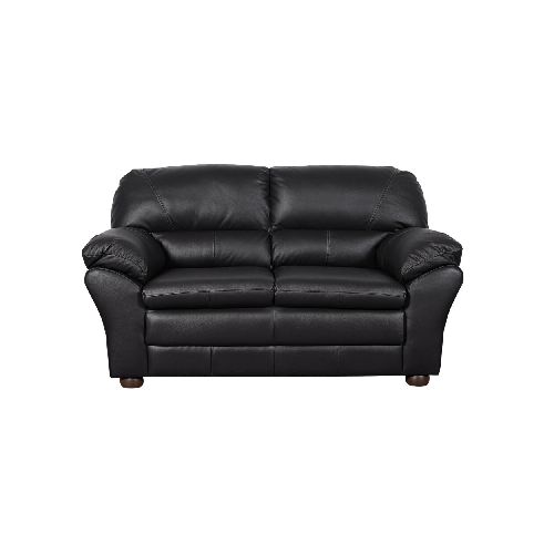 SILLÓN - 2 CUERPOS CUERO NEGRO FLORENCIA 276166003