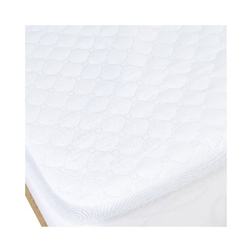 PROTECTOR DE COLCHÓN - 2 PLAZAS POLIESTER BLANCO ELÁSTICO 249410002