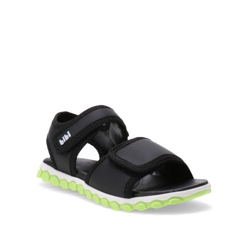 Sandalia de Niños Bibi Roller Sport 2 Velcros - Negro - Verde Agua - Bibi - 018.032231127 — Stadium