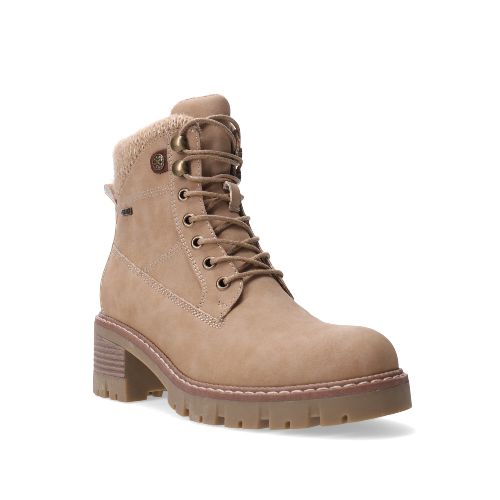 Bota de Mujer Miss Carol MOUNTY acordonada - Beige - Miss Carol - 146.252910004 — Stadium