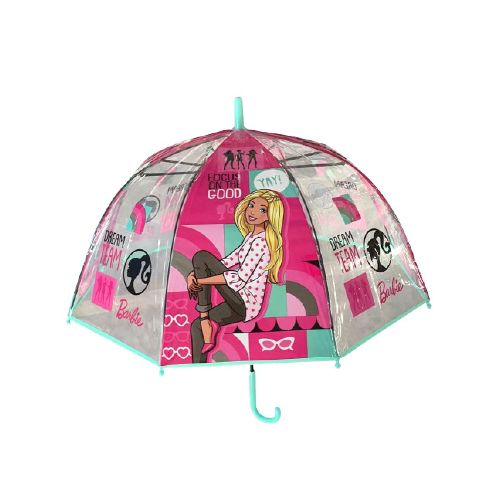 Paraguas Infantil Barbie - Rosa - Celeste - Barbie - 144.201078777 — Stadium