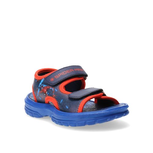 Sandalia de Niños Spiderman Velcros - Azul Marino - Azul - Rojo - Spiderman - 136.SP0526110 — Stadium