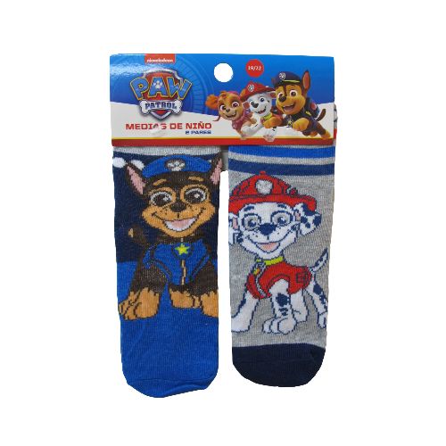 Medias de Niños Disney x2 Paw Patrol - Gris - Azul - Rojo - Disney - 131.W50025610 — Stadium