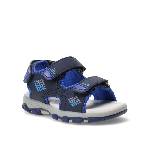 Sandalia de Niños Croco Kids ALEX con combinacion de matriales y velcro - Azul Marino - Croco Kids - 070.220440148 — Stadium