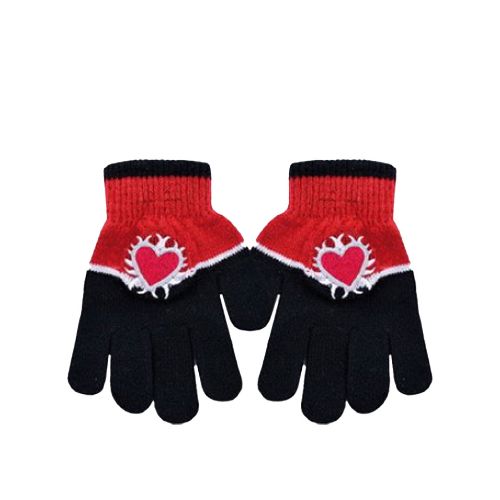 Guantes Infantil Footy Corazón - Negro - Rojo - Footy - 078.GF8030110 — Stadium