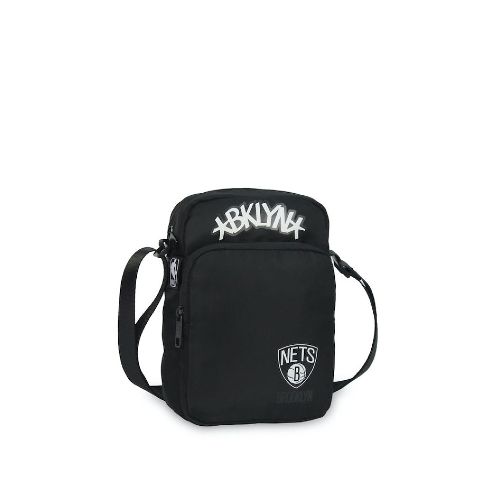 Cartera NBA Morral Nets - Negro - Blanco - NBA - 122.276250102 — Stadium