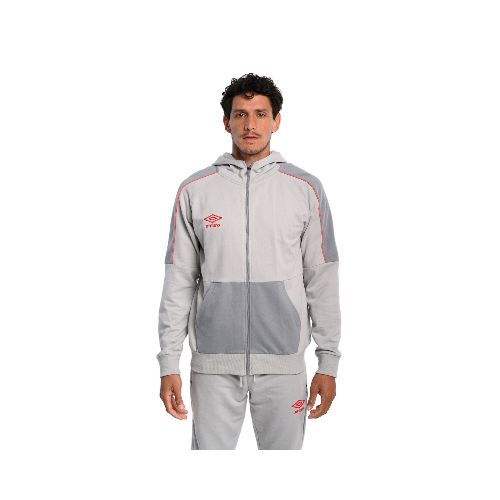 Campera de Hombre Umbro Patch - Gris - Rojo - Umbro - 054.060230510 — Stadium