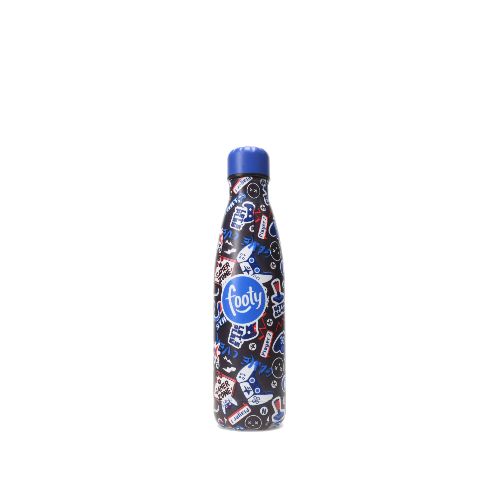 Botella Footy Termo Futbol 500ml - Azul - Negro - Blanco - Footy - 078.BO1356126 — Stadium