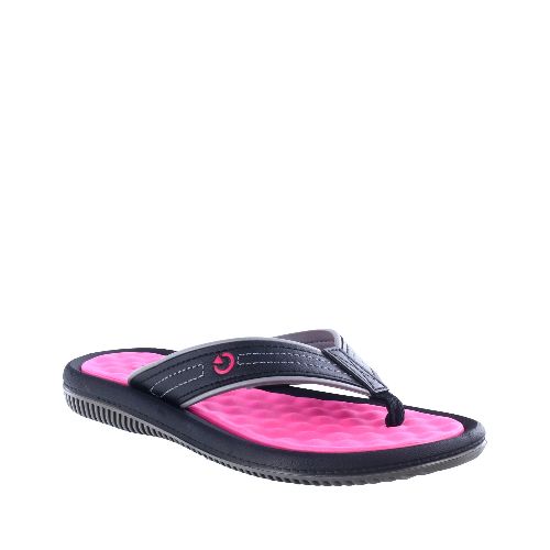 Sandalia de Mujer Cartago Ojota Figi Wns - Negro - Rosa - Cartago - 135.831221820 — Stadium