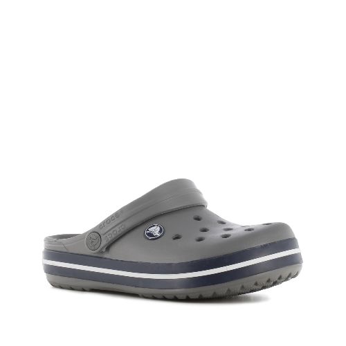 Zueco de Niños Crocs Crocband Clog - Gris Humo - Azul Marino - Crocs - 069.204535566 — Stadium