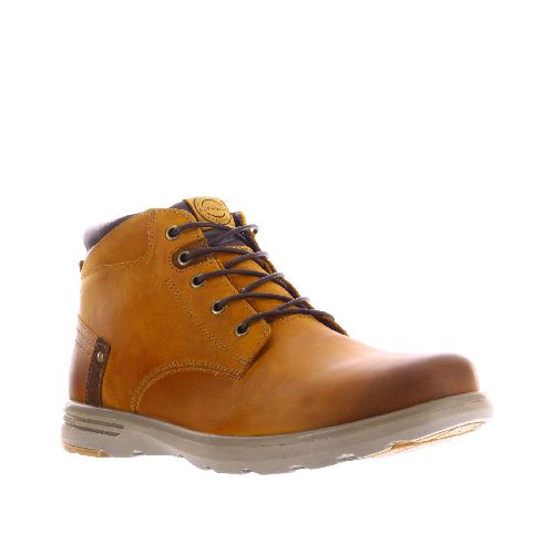 Bota de Hombre Freeway Casual - Marrón Marrón Camel (Cuero Graso) - Freeway - 021.0BUMP9354 — Stadium