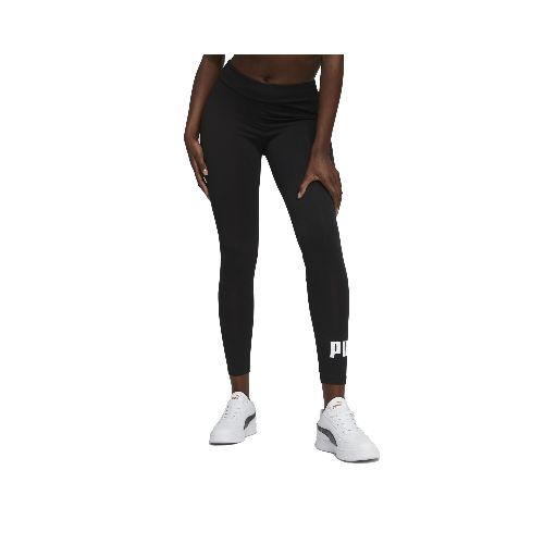 Calza de Mujer Puma Logo Leggings Wns - Negro - Blanco - Puma - 051.868320102 — Stadium