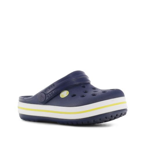 Zueco de Niños Crocs Crocband Clog - Azul Marino - Amarillo Limón - Crocs - 069.204536790 — Stadium