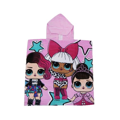 Toalla Disney Poncho Plus LOL - Rosado - Multicolor - Disney - 131.391008044 — Stadium