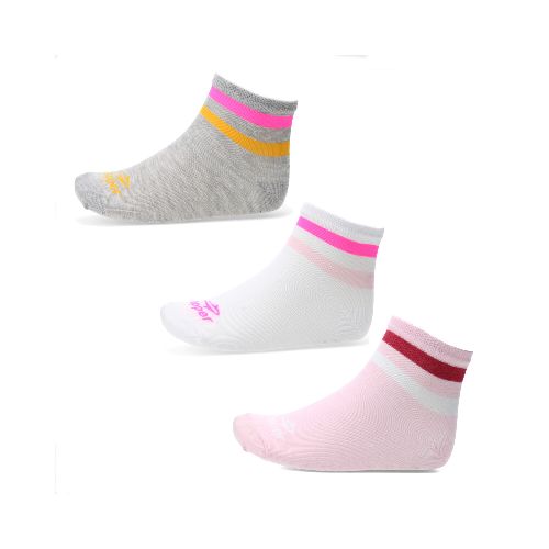 Medias de Niños Topper x3 Kids - Rosa - Blanco - Gris - Topper - 001.609848205 — Stadium