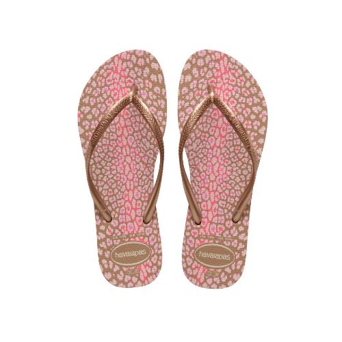 Sandalia de Mujer Havaianas Slim Animals - Rosa - Dorado - Havaianas - 012.033528257 — Stadium