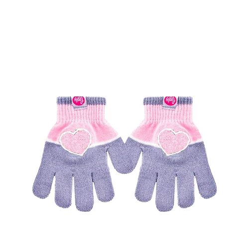 Guantes Infantil Footy Corazón - Gris - Rosa - Footy - 078.GF8035850 — Stadium