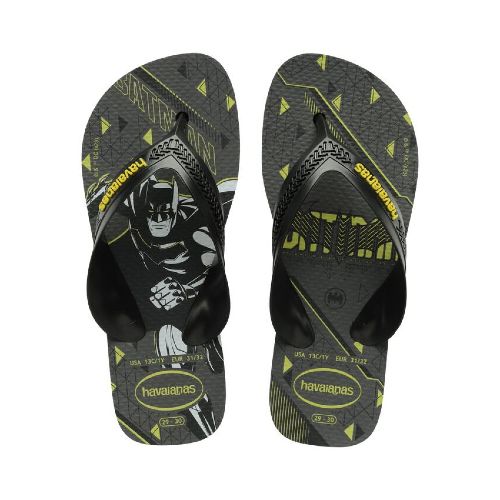 Sandalia de Niños Havaianas Kids Max Heroes - Negro - Amarillo - Havaianas - 012.303020109 — Stadium