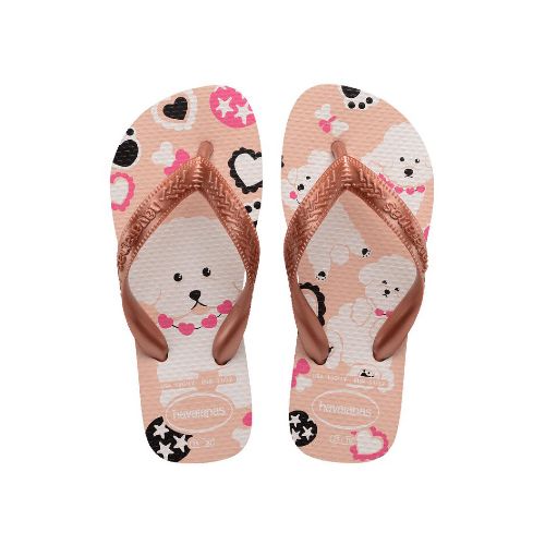 Sandalia de Niños Havaianas Kids Top Pets - Rosa Ballet - Dorado - Havaianas - 012.468236881 — Stadium