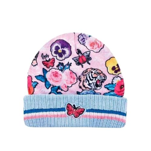 Gorro Infantil Footy Flores - Rosa - Celeste - Footy - 078.GF9038777 — Stadium