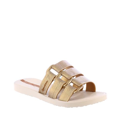 Sandalia de Mujer Ipanema Bold - Beige - Dorado - Ipanema - 132.265194293 — Stadium