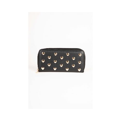 BILLETERA HEART STUD