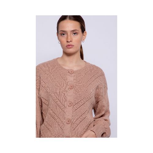 CARDIGAN RIZADO