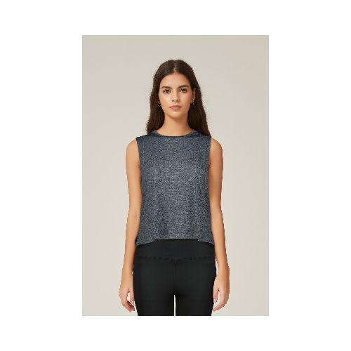 Musculosa Izela - Gris Melange Medio