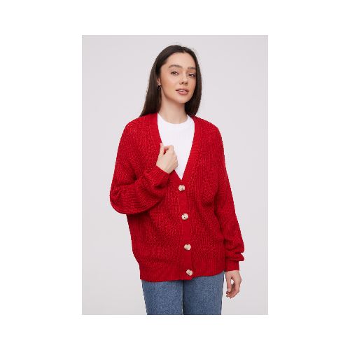 Cardigan Ahualoa - Rojo