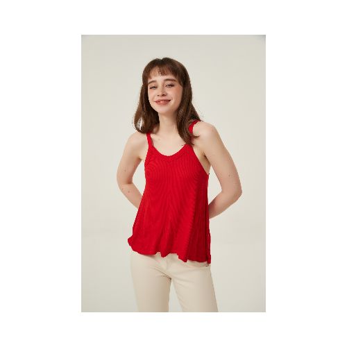 Musculosa Tiranass - Rojo