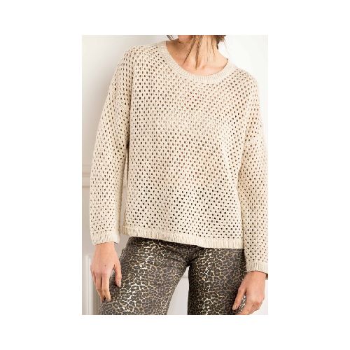 Sweater Lurex - Beige Melange