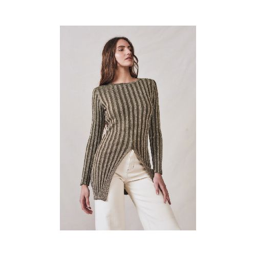 Sweater Tejido Lurex - Safari