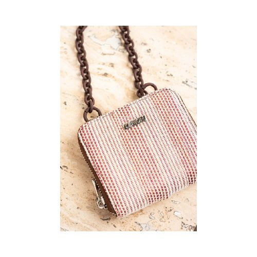 Cartera Con Cadena - Terracota