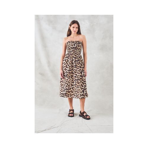 Vestido Animal Print - Multi