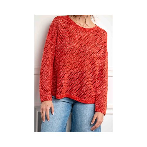 Sweater Lurex - Rojo