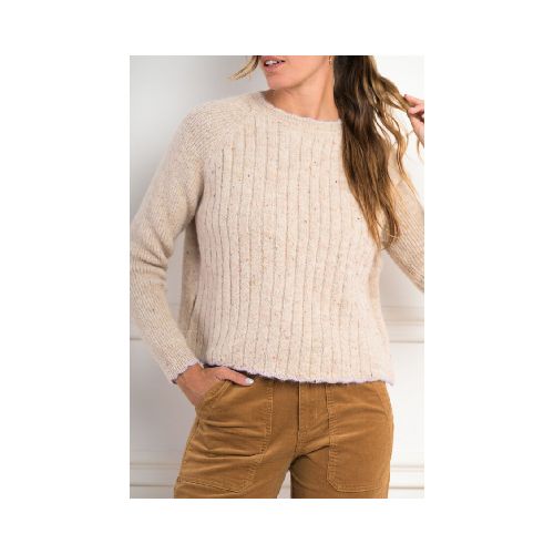 Sweater Bouttonne - Beige Melange