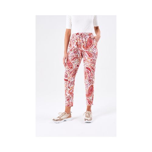 Pantalón Print - Rojo