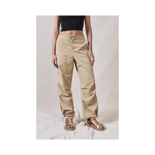 Pantalón Parachute - Beige Oscuro